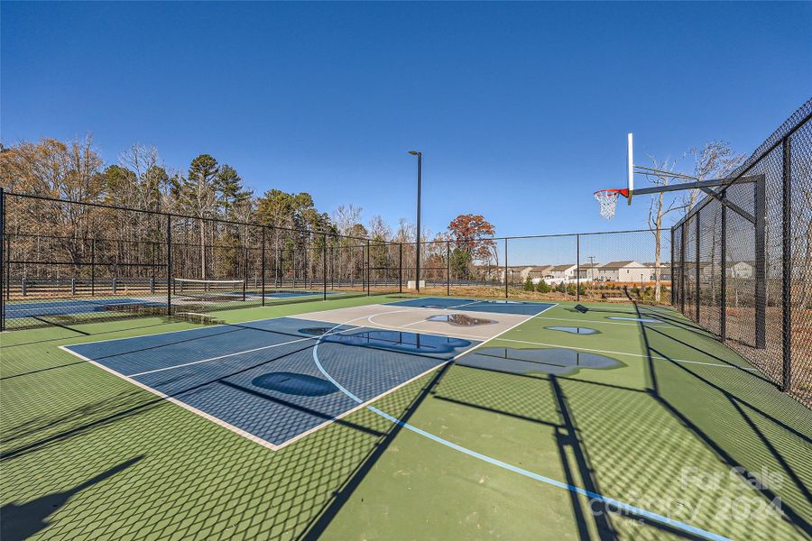 Tennis Courts and Basketball Courts