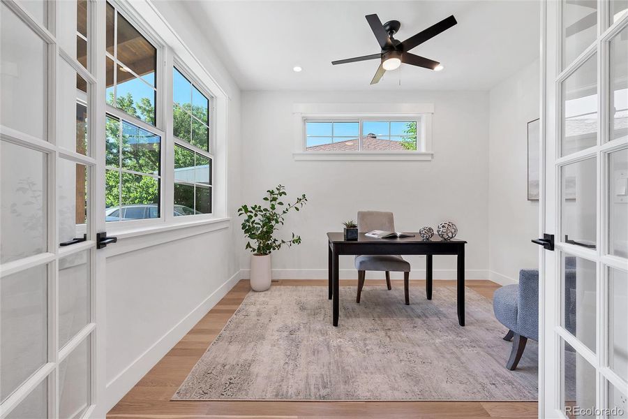 Furnished interior view inside a new home in , Denver (Image 25).