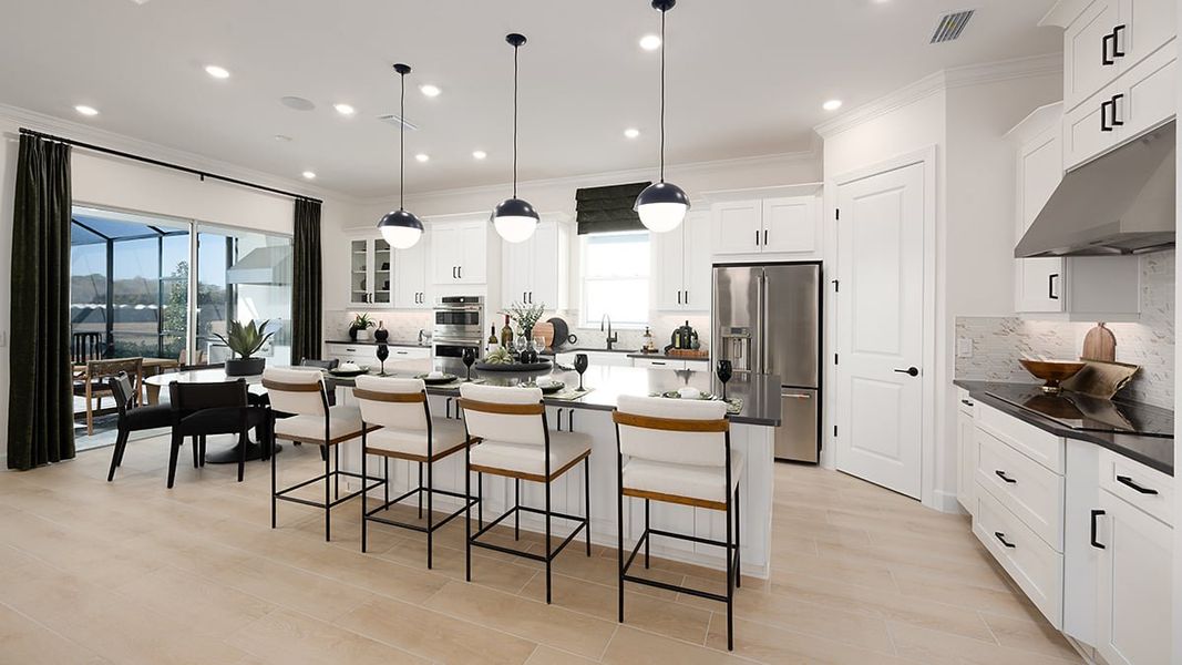 Representative furnished interior of a home built from the Pallazio II by Taylor Morrison in Westview Community Group Page, Kissimmee (Image 32).