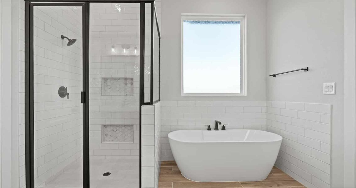 Furnished interior view inside a new home in Village at Three Oaks, Seguin (Image 8). Furnished interior view inside a new home in Village at Three Oaks, Seguin (Image 8).