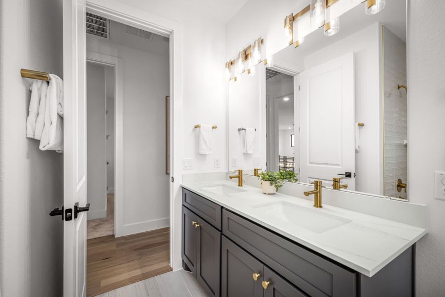 Representative furnished interior of a home built from the Gillett by Pulte Homes in Kuempel Farms, Pflugerville (Image 16).