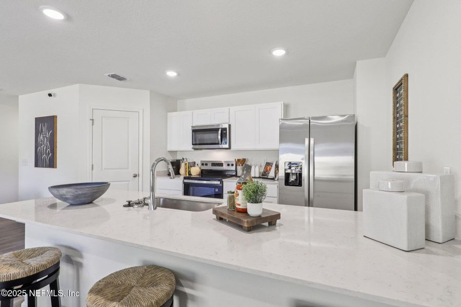 Furnished interior view inside a new home in Kings Landing, Jacksonville (Image 10). Furnished interior view inside a new home in Kings Landing, Jacksonville (Image 10).