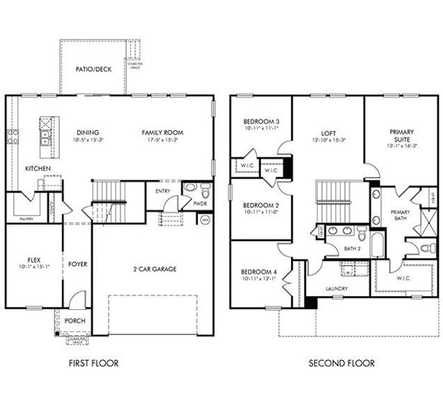 2D floor plan layout of this home in Wyncliff, Clarksville, TN (Image 3).