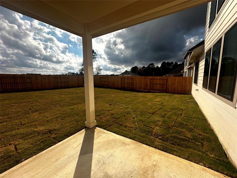 Construction progress - backyard Construction progress - backyard