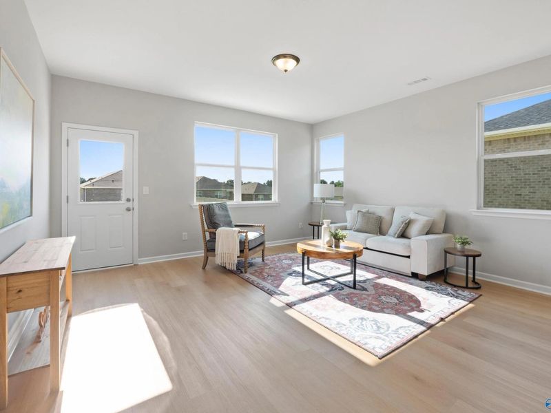 Furnished interior view inside a new home in Bailey Park, Fayetteville (Image 5).