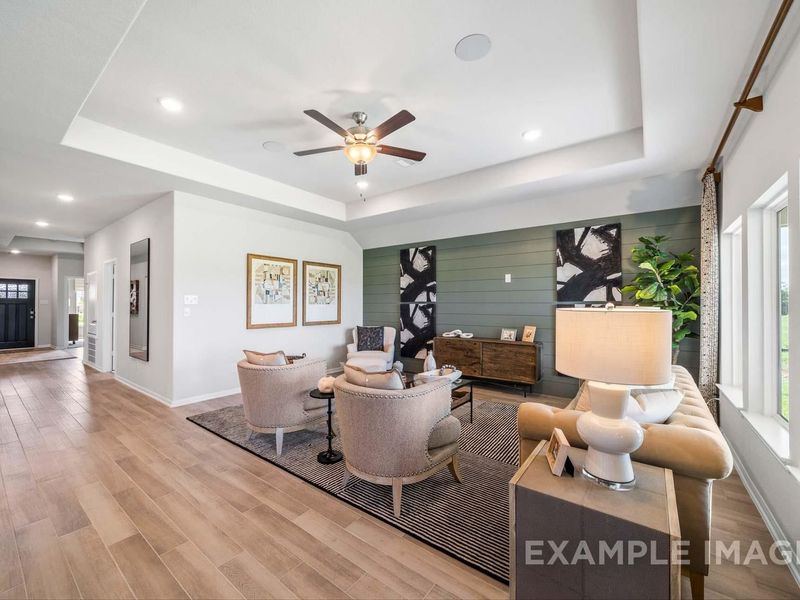 Furnished interior view inside a new home in Lago Mar, Texas City (Image 5).