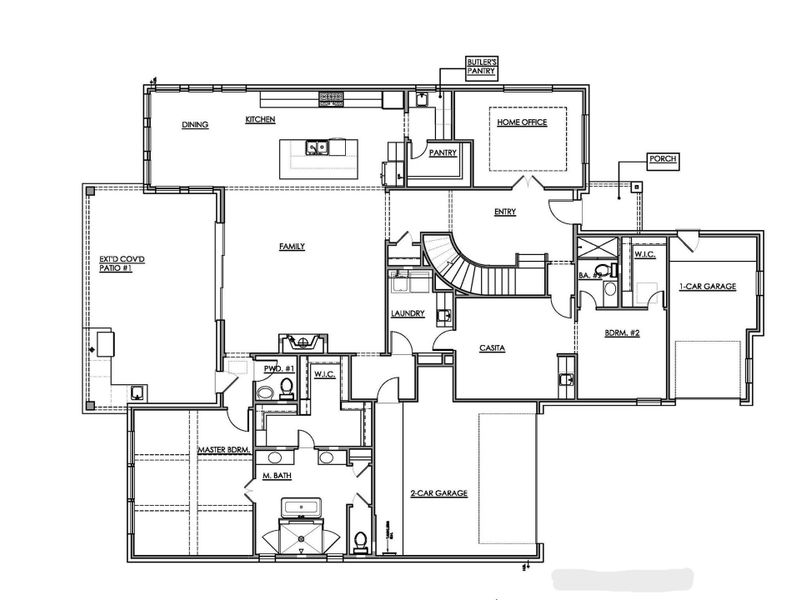 2D floor plan layout of this home in Leander Estates, Leander, TX (Image 2). 2D floor plan layout of this home in Leander Estates, Leander, TX (Image 2).