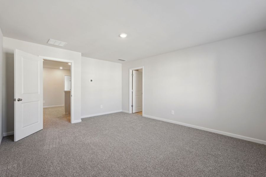 The Asheville floorplan with the Calm interior package.