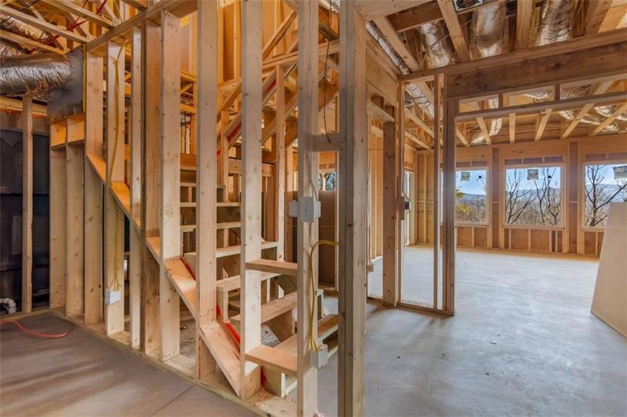 In-progress construction of a new home in , Ellijay, GA (Image 23).