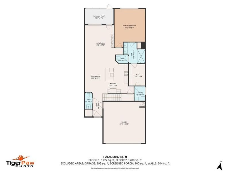 2D floor plan layout of this home in , Flowery Branch, GA (Image 7).