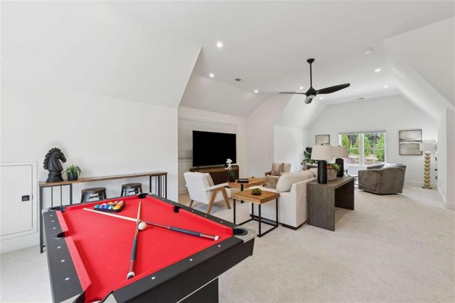 Furnished interior view inside a new home in , Roswell (Image 17).