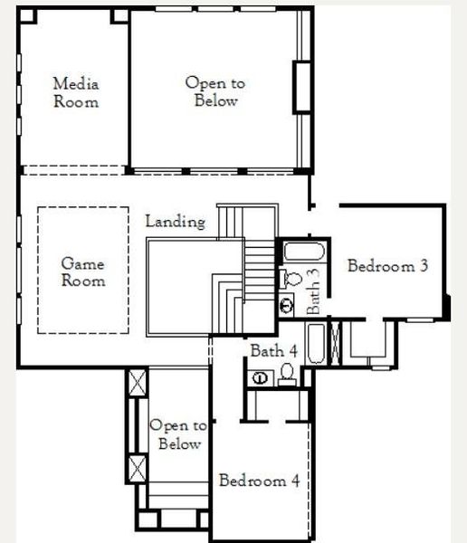 Second Floor Diagram