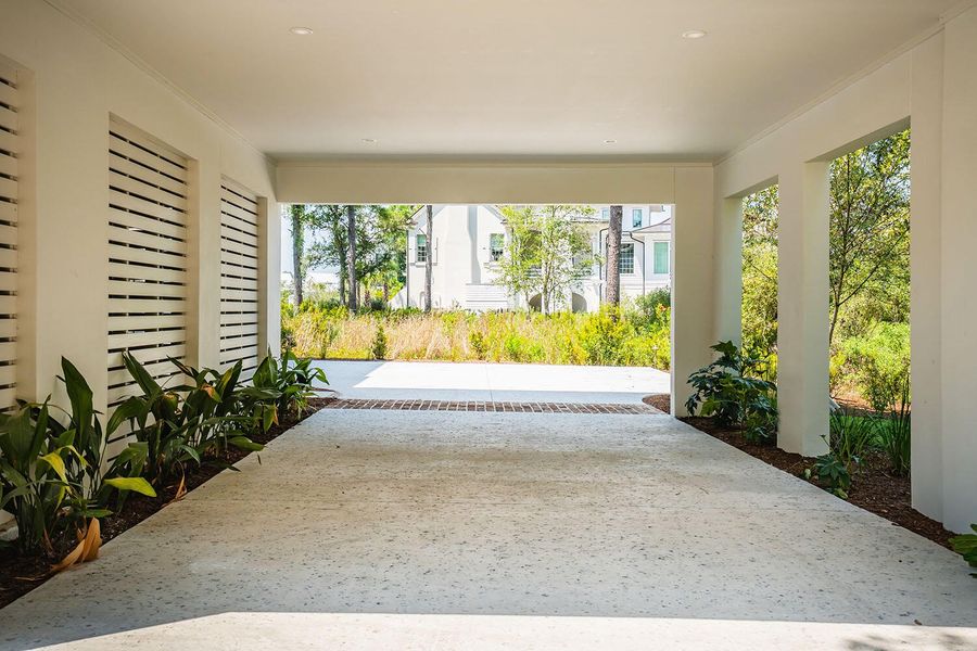 Exterior details and patio area of a home in , Johns Island (Image 31).