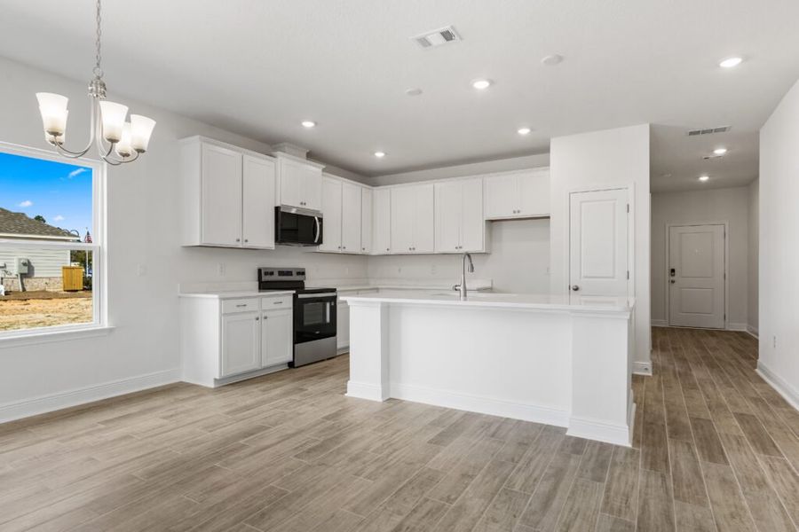 Furnished interior view inside a new home in Natureview, Freeport (Image 13). Furnished interior view inside a new home in Natureview, Freeport (Image 13).