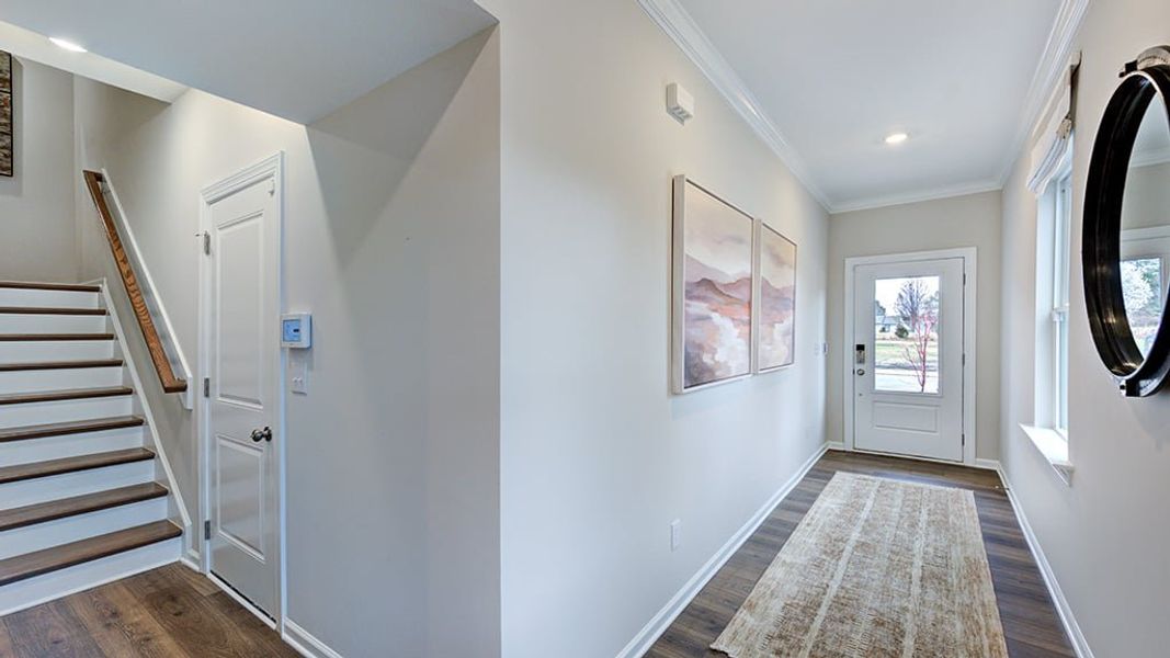 Furnished interior view inside a new home in Forestville Station, Wake Forest (Image 5).
