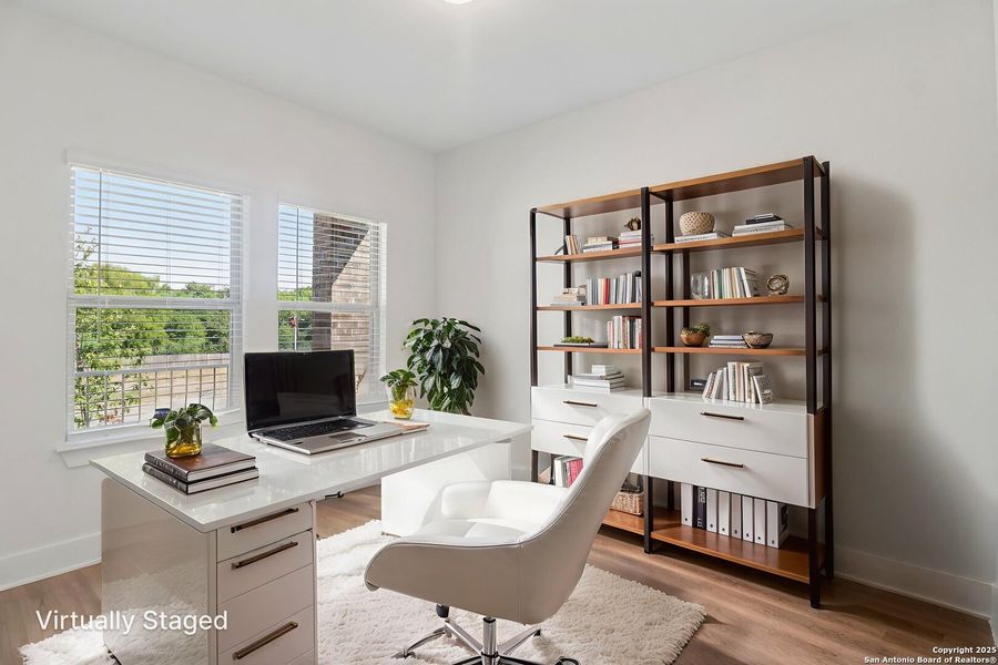 Furnished interior view inside a new home in Comanche Ridge, San Antonio (Image 7). Furnished interior view inside a new home in Comanche Ridge, San Antonio (Image 7).