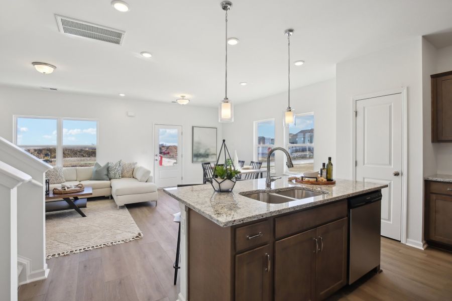 Furnished interior view inside a new home in Wilson Meadows, Clarksville (Image 21).