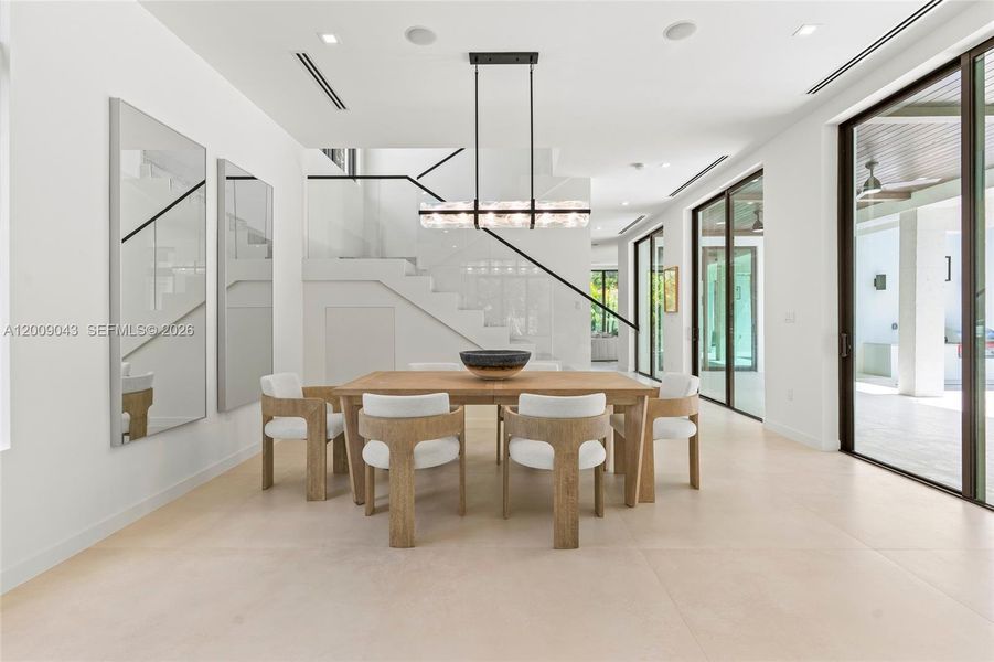 Furnished interior view inside a new home in , Coral Gables (Image 5).