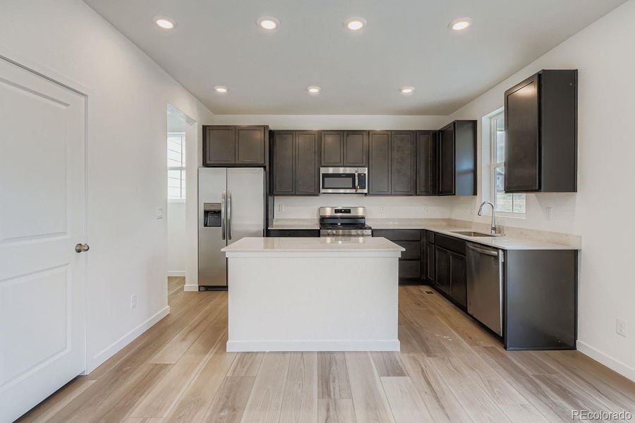 Furnished interior view inside a new home in Independence: The Pioneer Collection, Elizabeth (Image 6). Furnished interior view inside a new home in Independence: The Pioneer Collection, Elizabeth (Image 6).