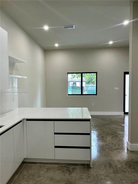 Furnished interior view inside a new home in , Miami (Image 3).
