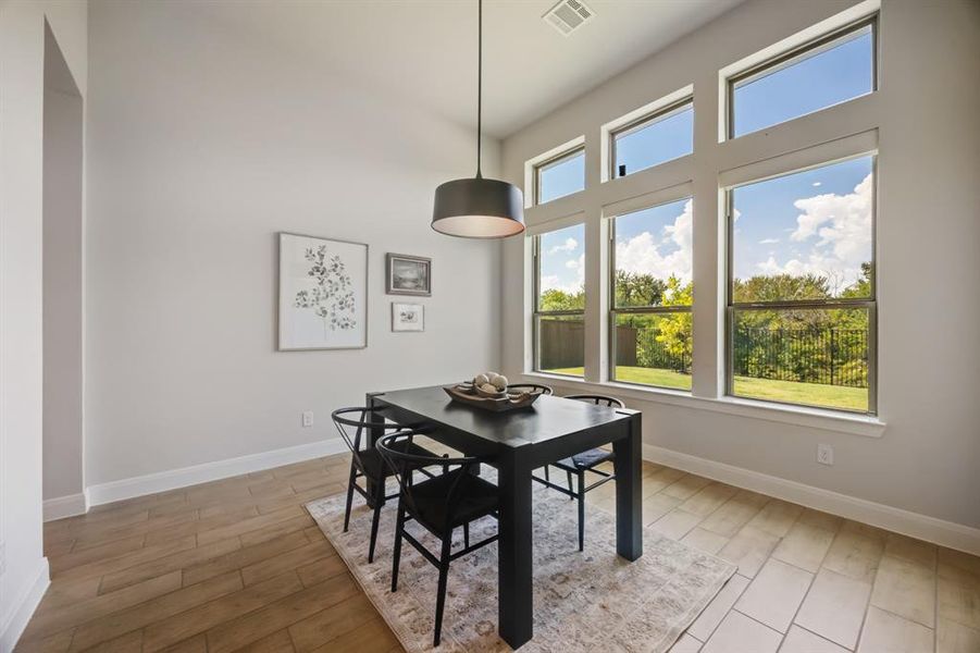 Furnished interior view inside a new home in Monterra - Classics, Fate (Image 15). Furnished interior view inside a new home in Monterra - Classics, Fate (Image 15).