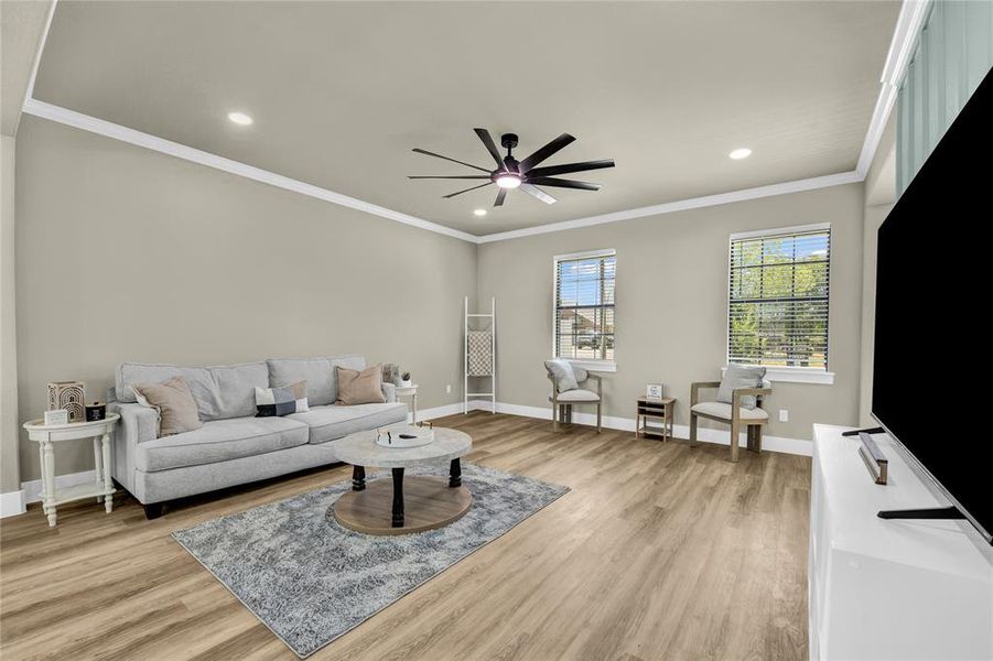 Furnished interior view inside a new home in , Mineral Wells (Image 27).