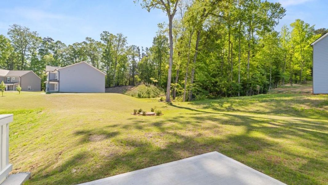 Exterior details and patio area of a home in Creekview, Atlanta (Image 3). Exterior details and patio area of a home in Creekview, Atlanta (Image 3).