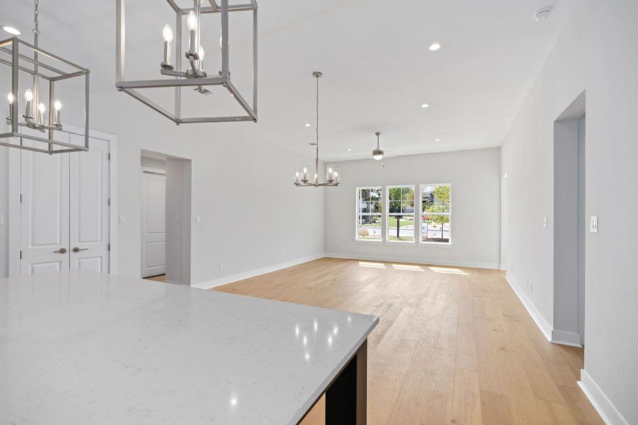 Kitchen and dining area