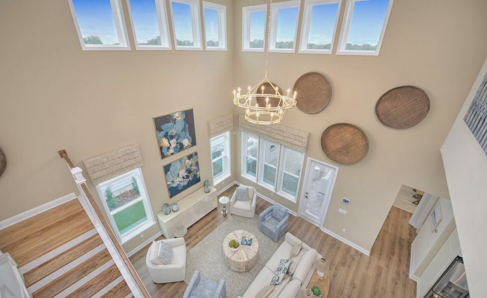 Furnished interior view inside a new home in Oakmont, Gainesville (Image 15). Furnished interior view inside a new home in Oakmont, Gainesville (Image 15).