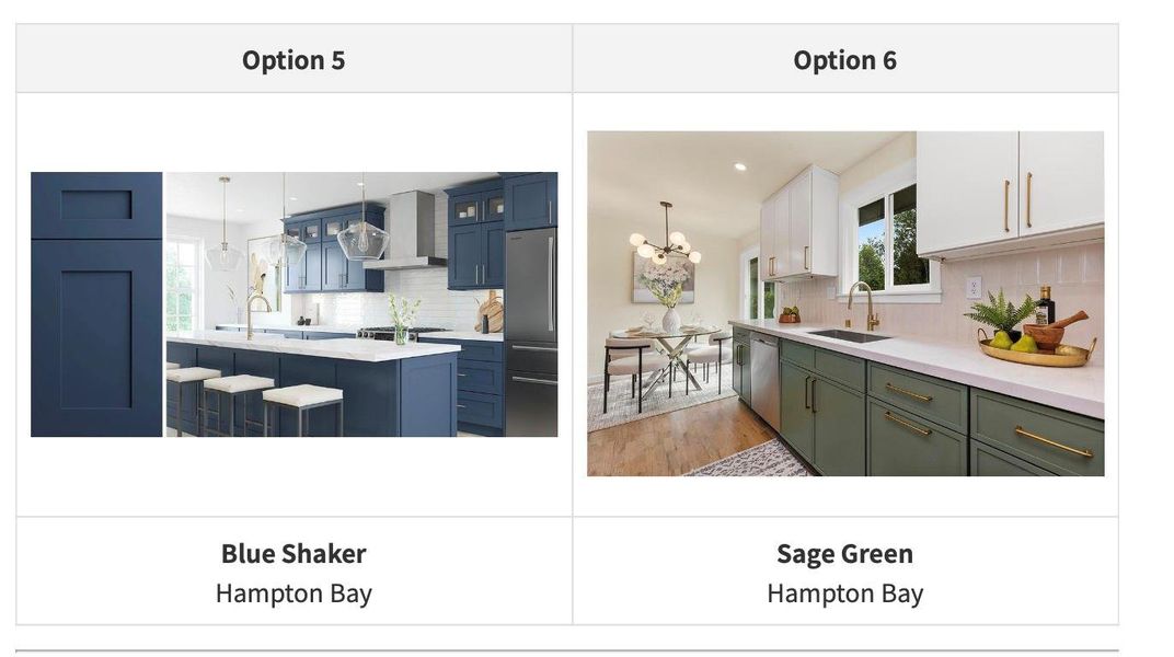 kitchen cabinets, more to choose from