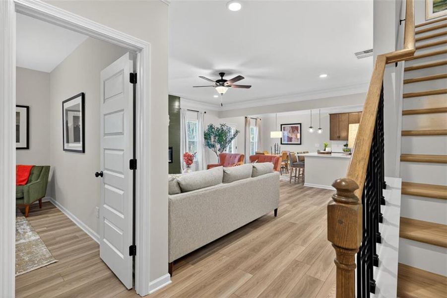 Furnished interior view inside a new home in Jones Ridge, Dallas (Image 33).