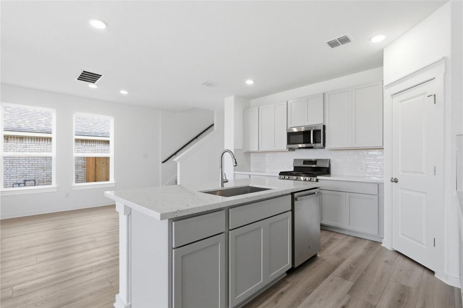 Furnished interior view inside a new home in Infinity Square, Kyle (Image 7).