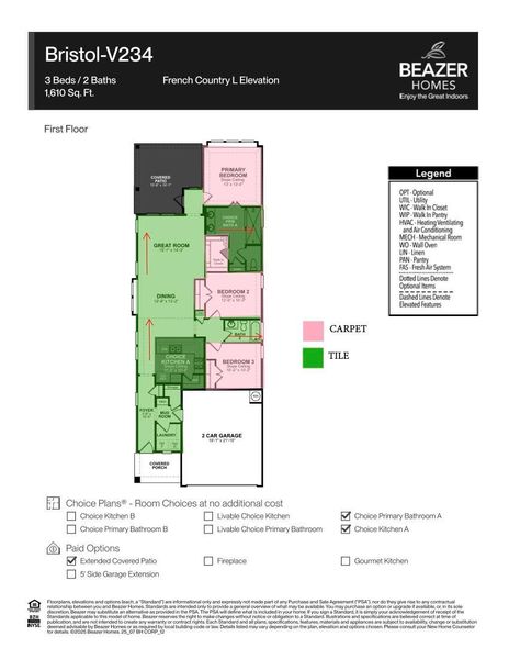 Bristol Floor Plan