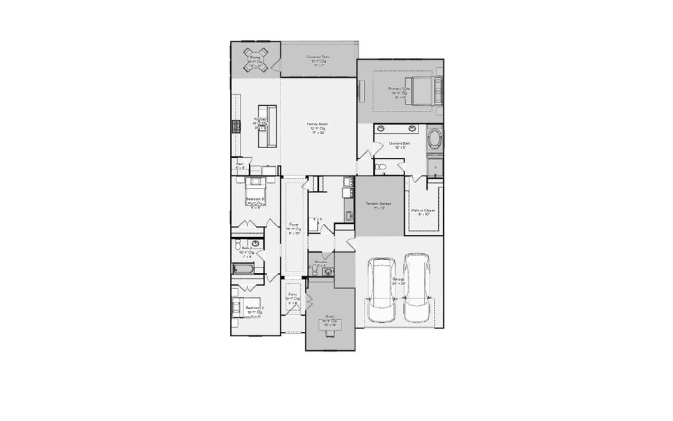 2D floor plan layout of this home in Attwater, Waller, TX (Image 3).