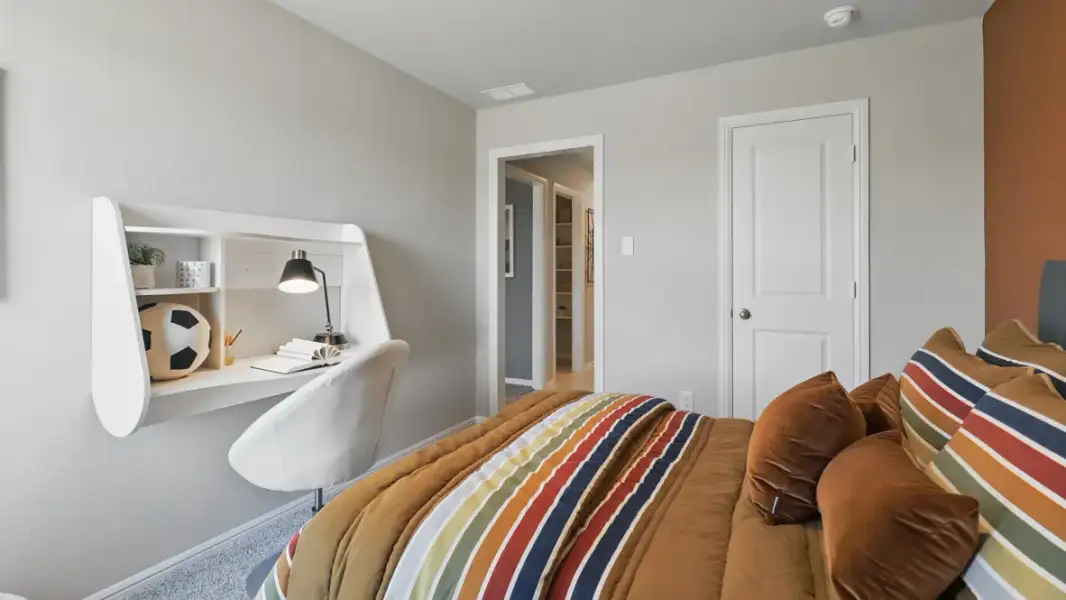 Furnished interior view inside a new home in Rosewood at Beltmill, Fort Worth (Image 33). Furnished interior view inside a new home in Rosewood at Beltmill, Fort Worth (Image 33).