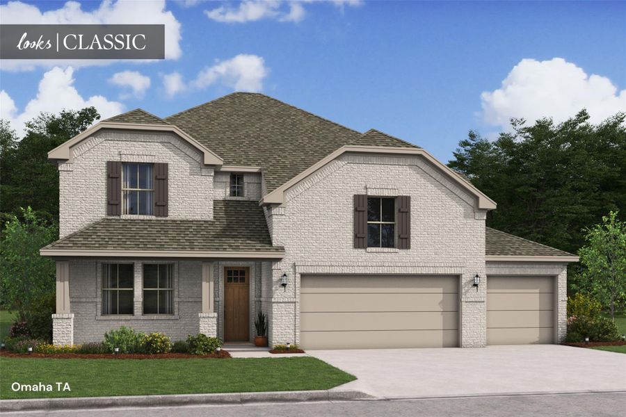 Gorgeous El Paso design by K. Hovnanian Homes in elevation TA built in River Ranch Estates. (*Artist rendering used for illustration purposes only.) Gorgeous El Paso design by K. Hovnanian Homes in elevation TA built in River Ranch Estates. (*Artist rendering used for illustration purposes only.)