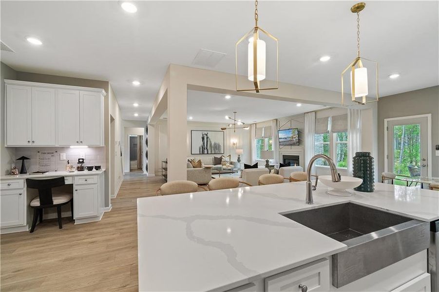 Furnished interior view inside a new home in Northcroft, Lawrenceville (Image 50).