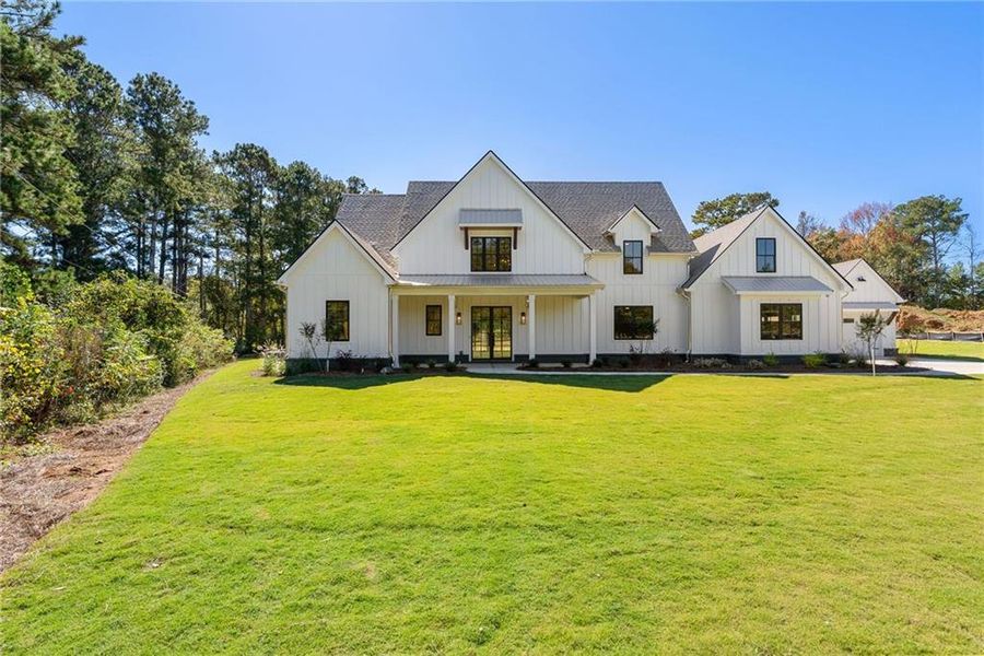 Exterior details and patio area of a home in , Woodstock (Image 36).