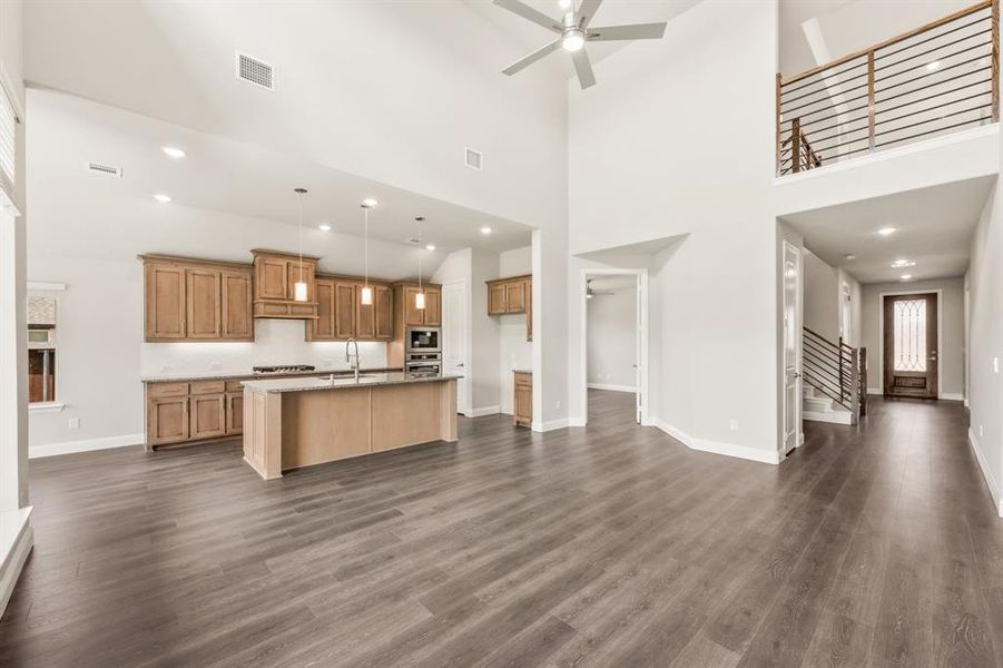 Furnished interior view inside a new home in Creekview Meadows, Pilot Point (Image 29).