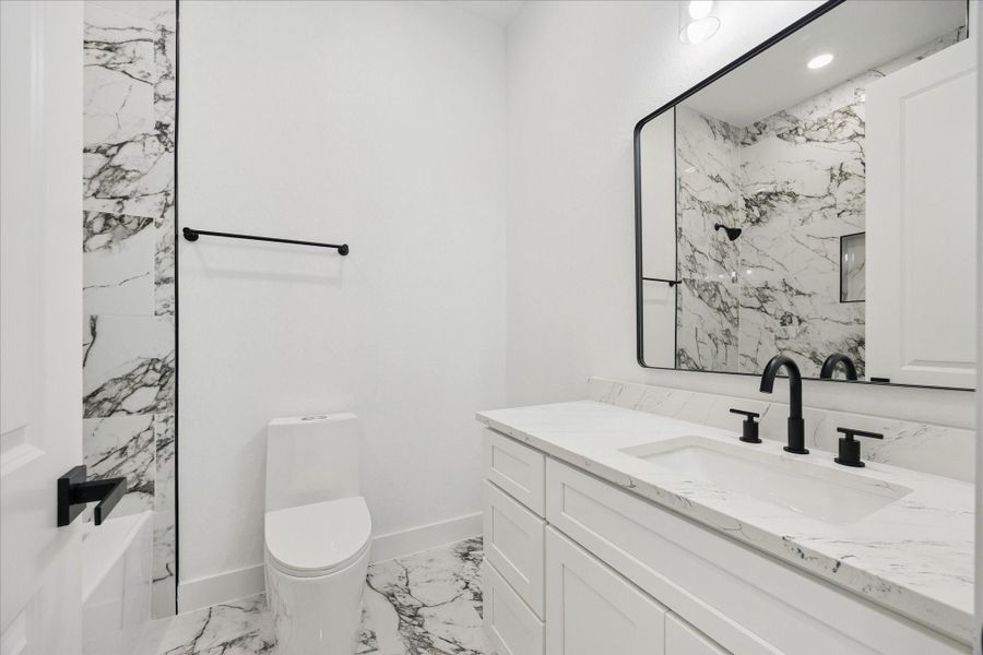 Furnished interior view inside a new home in , Houston (Image 13).