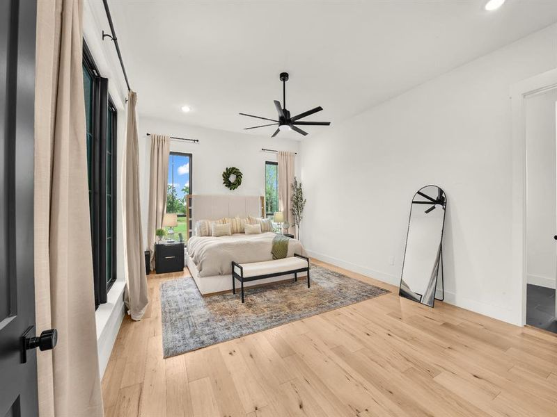 Furnished interior view inside a new home in , Aledo (Image 3).