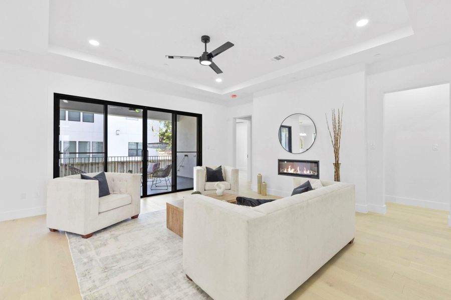 Furnished interior view inside a new home in , Bellaire (Image 36). Furnished interior view inside a new home in , Bellaire (Image 36).