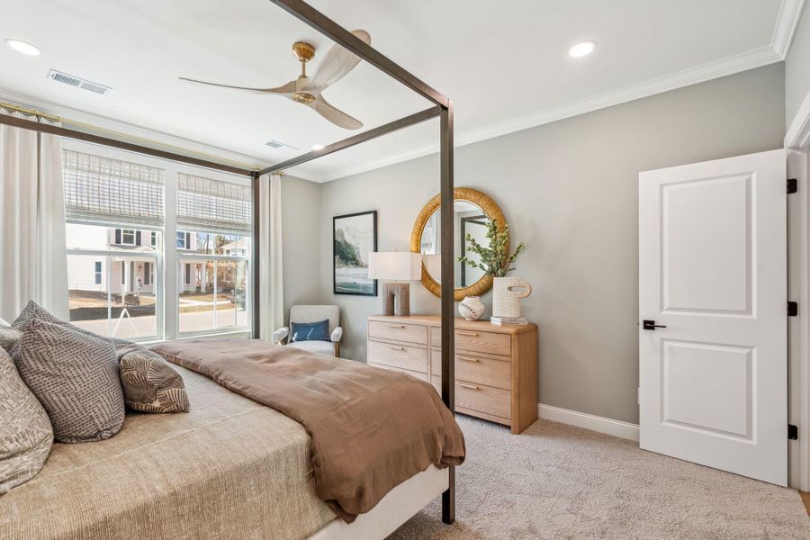 Furnished interior view inside a new home in Sweetgrass Station, Summerville (Image 36). Furnished interior view inside a new home in Sweetgrass Station, Summerville (Image 36).