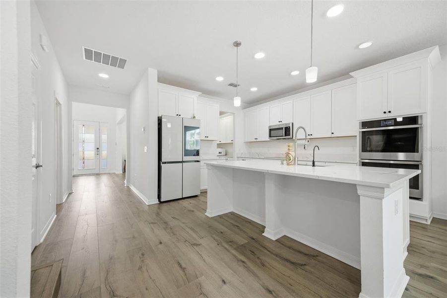 Furnished interior view inside a new home in Whispering Oaks Preserve, Wesley Chapel (Image 18). Furnished interior view inside a new home in Whispering Oaks Preserve, Wesley Chapel (Image 18).