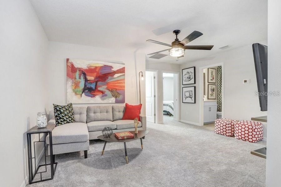 Furnished interior view inside a new home in , Seffner (Image 13).