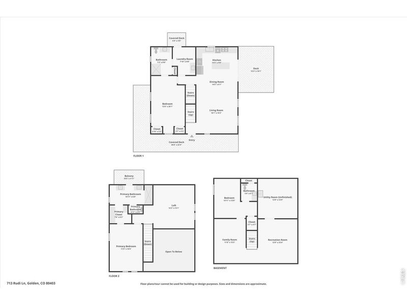 2D floor plan layout of this home in , Golden, CO (Image 6).