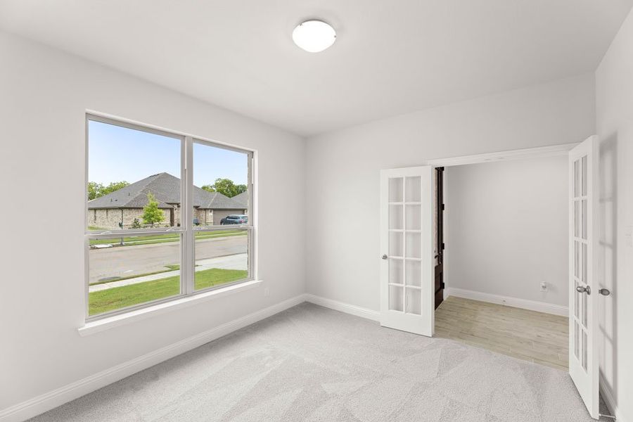 Representative exterior photo of a completed home built from the Winchester by Impression Homes in Arcadia Trails, Balch Springs, TX (Image 11).