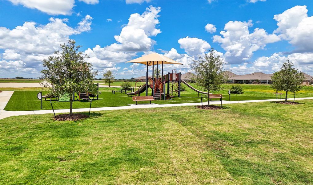 Enjoy the convenience of a neighborhood playground. Enjoy the convenience of a neighborhood playground.