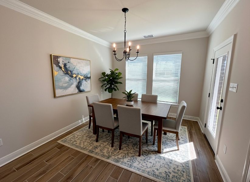 Furnished interior view inside a new home in Natureview, Freeport (Image 9).