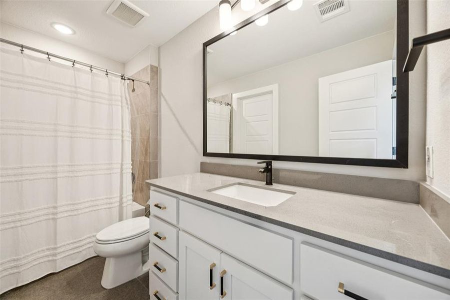 Furnished interior view inside a new home in , Shady Shores (Image 34). Furnished interior view inside a new home in , Shady Shores (Image 34).